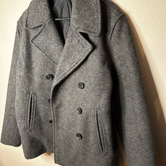 Old Navy Wool Pea Coat - Picture 2 of 3